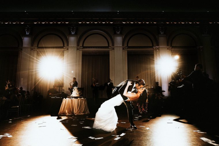 Ballroom at the ben wedding