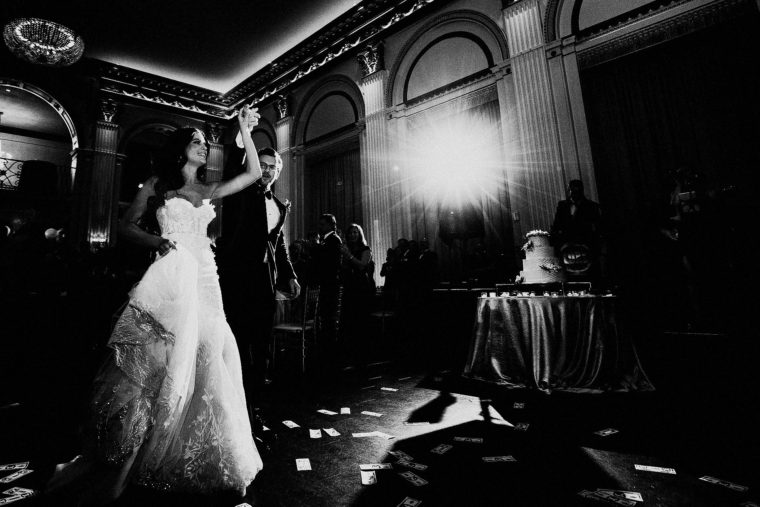 Ballroom at the ben wedding