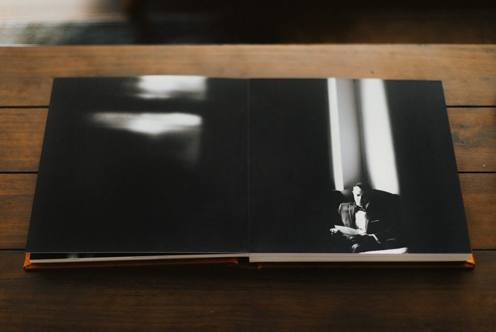 artistic wedding album