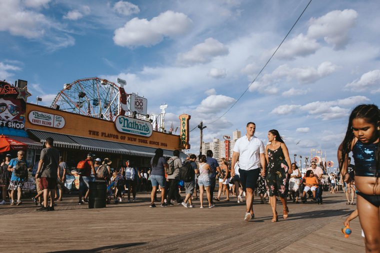 Coney Island Engagement Session