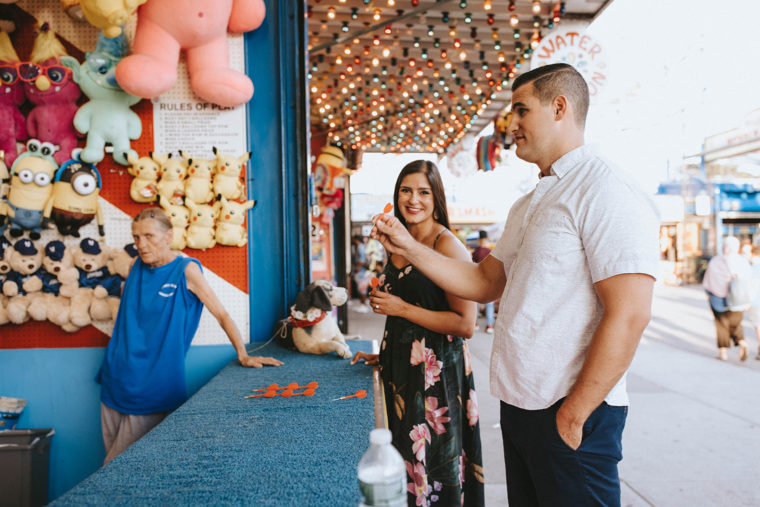 Coney Island Engagement