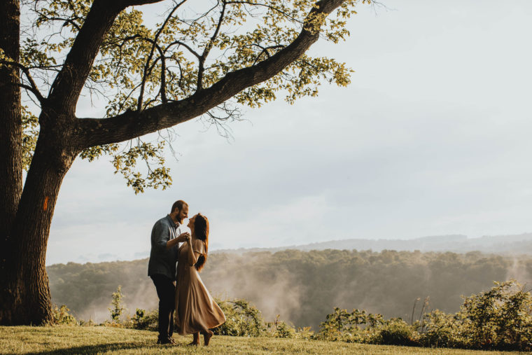Pinnacle Overlook Engagement
