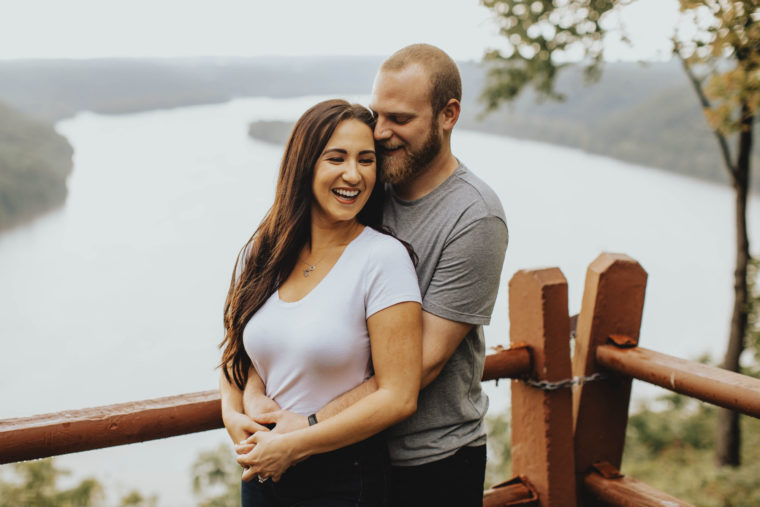 Pinnacle Overlook Engagement Session