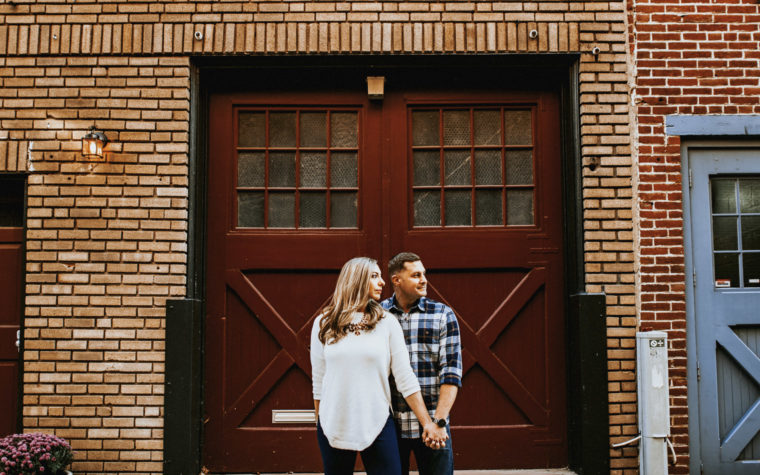 philly engagement shoot